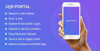 Job Portal Mobile Application With Web Portal