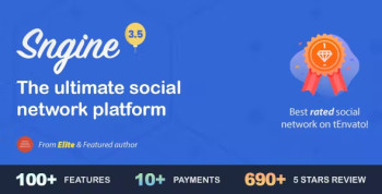 Sngine – The Ultimate PHP Social Network Platform 3.7