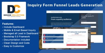 Inquiry Form Funnel Lead Generation