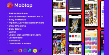 Mobtop Tv Movies - TV Series - Live TV Channels With Earning App