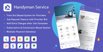 Handyman Service - On-Demand Home Service Flutter App with Complete Solution