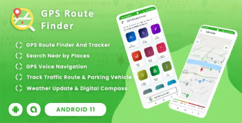 GPS Route Finder – Maps Navigation & Directions(Android 11 Supported)
