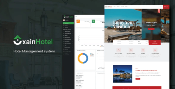Xain – Hotel Management System with Website 2.5 Includes 9 Module