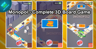 Monopol - Complete 3D Board Game