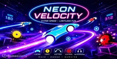 Beat Rider – Neon Rider Game Unity Source Code
