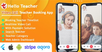 Hello Teacher – Video Call Techer Booking Learning Appointment Timeslot with Firebase