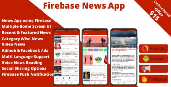 News App using Firebase Live Data