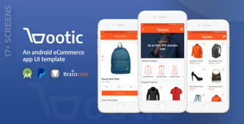 Bootic Full – An android eCommerce app with admin panel