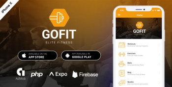 GoFit – Complete React Native Fitness App + Backend
