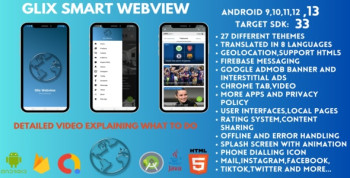 Glix Smart Webview-Web to App-WebApp