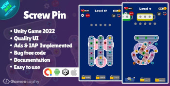 Screw Pin- Nut & Bolts Puzzle Game