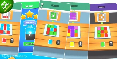 Card Shifting | Puzzle Game Template | Unity Game