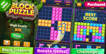 Block Puzzle: Treasure Hunt