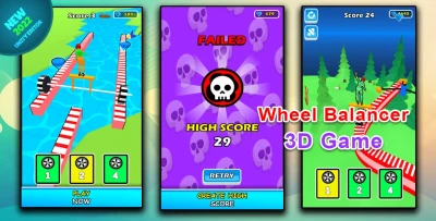 Wheel Balancer 3D Game