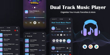 Dual Track Music Player – Dual Audio Player – Duo Music Player