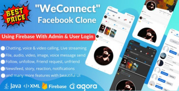 WeConnect – Facebook Clone App using Firebase