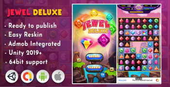 Jewel Deluxe – Unity Project with admob