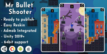 Mr Bullet Shooter – Unity Project