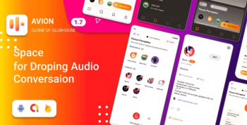 Avion Social Audio App Clone of Clubhouse social networking app