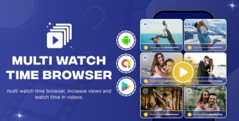 Multi Watch Time Browser – Multiscreen Browser Tabs