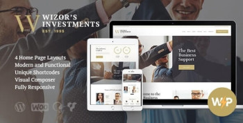 Wizor's | Investments & Business Consulting Insurance WordPress Theme 1.3.7
