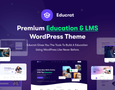 Educrat – Online Course Education WordPress Theme 1.0.5