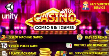 Combo Casino Games– 5 in 1 Unity Games