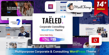 TAELED – Corporate Consulting WordPress Theme 1.2