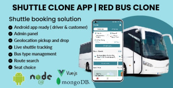 Shuttle Clone App | Redbus Clone Android App With Admin Panel