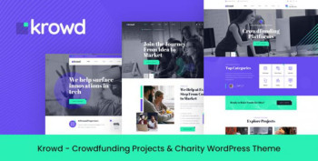 Krowd – Crowdfunding Charity WordPress Theme 1.2.2