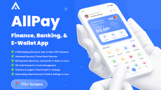 AllPay – Finance, Banking, & E-Wallet App UI Kit