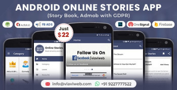 Android Online Stories App (Story Book, Admob with GDPR)