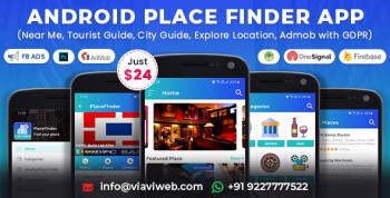 Android Place Finder (Near Me,Tourist Guide,City Guide,Explore Location, Admob with GDPR) 1.9