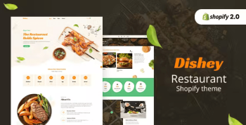 Dishey – Online Food & Restaurant Store Shopify Theme