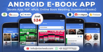 Android EBook App (Books App, PDF, ePub, Online Book Reading, Download Books)