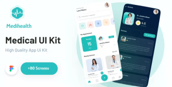 Medihealth – Medical App UI Kit