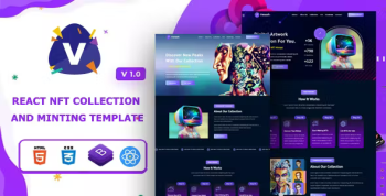 NFT Vona – React js NFT Collection and Minting Template