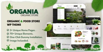 Organia – Organic Food Store WordPress Theme