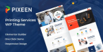 Pixeen – Printing Services Company WordPress Theme + RTL