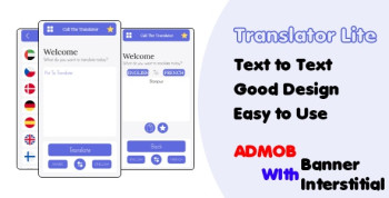 Translator Lite, Text to Text + Admob