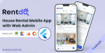 Rentdo: House Rental Flutter Mobile App With admin