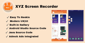 XYZ Screen Recorder | Native Android App | Admob Ads