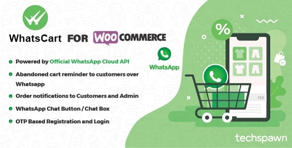 WhatsCart – Whatsapp Abandoned Cart Recovery, Order Notifications, Chat Box, OTP for WooCommerce