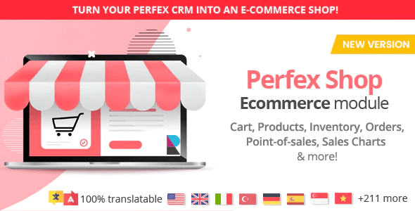 Perfex shop Module – Sell Products Services with POS support and Inventory Management