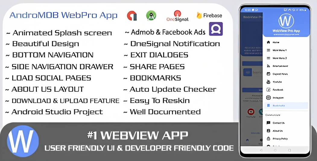 WebPro – Easy Configurable Android WebView Pro App Template