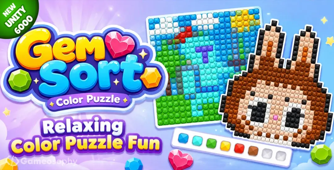 Gem Sort: Color Puzzle | Unity Game