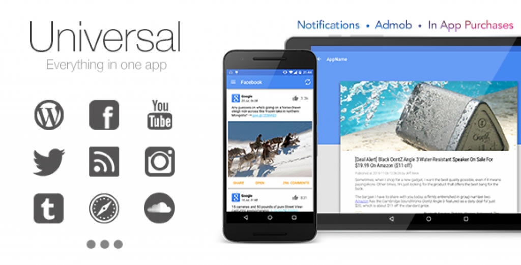 Universal – Full Multi-Purpose Android App