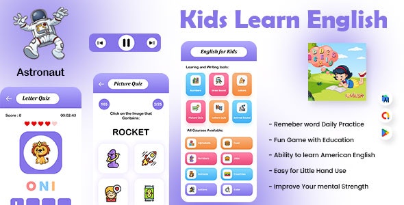 Kids Learn English ABC Learn App