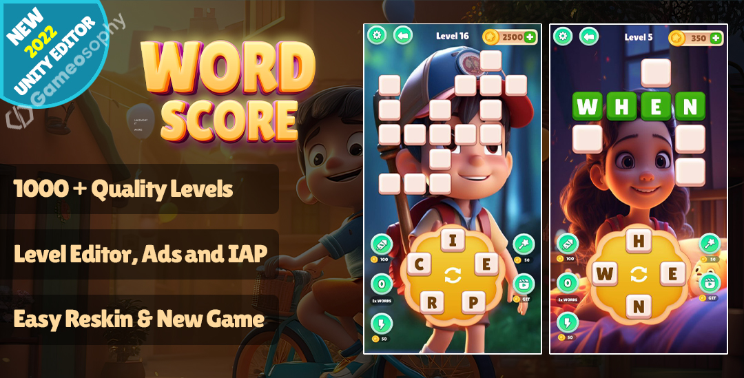 Word Score - Complete Unity Game
