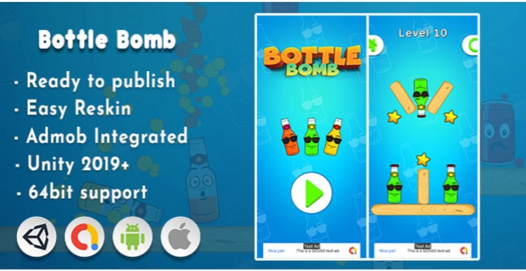 Bottle Bomb – Unity Game